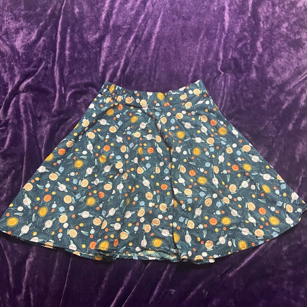 Retrolicious Solar System Planets Skater Skirt NWOT 🪐⭐️